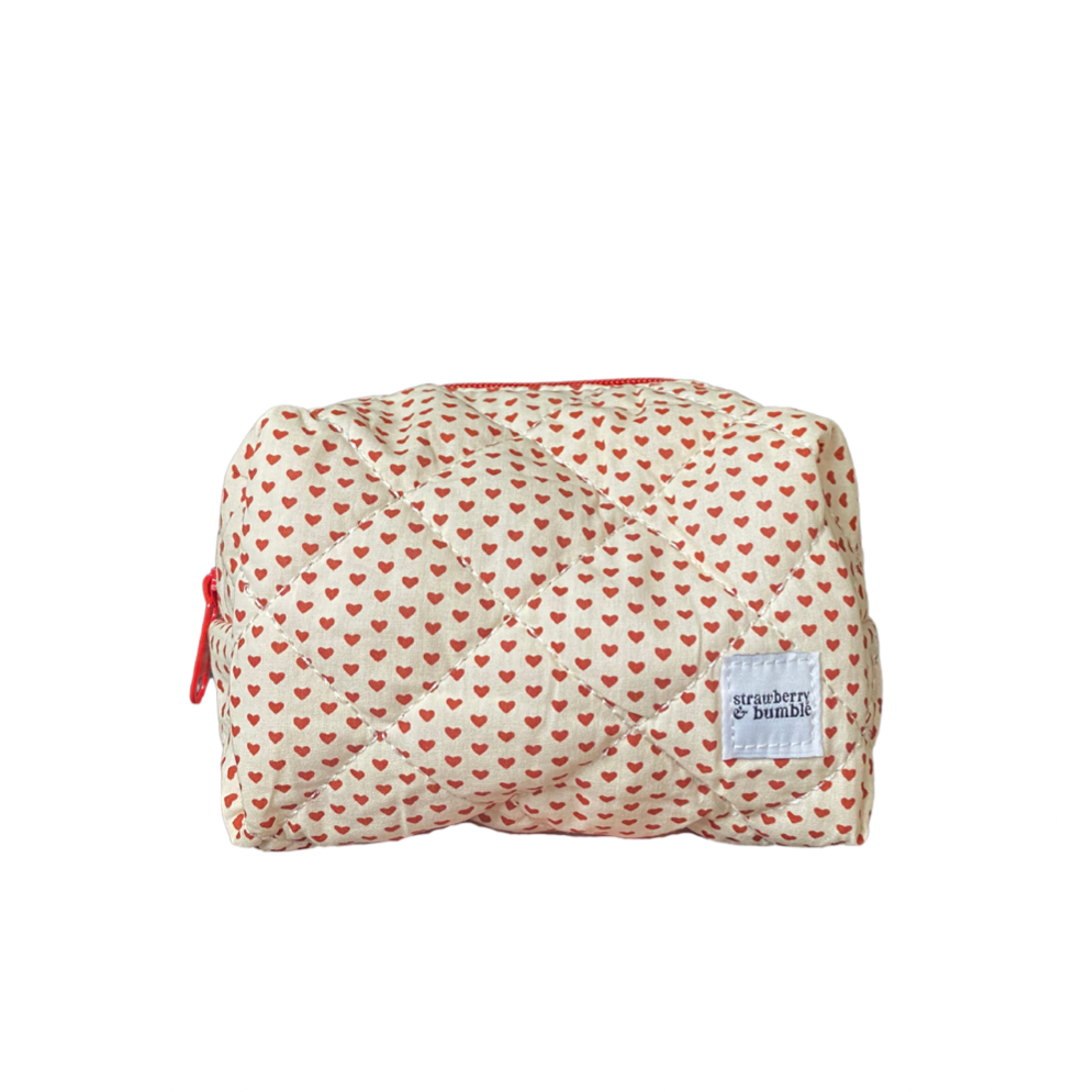 Strawberry & Bumble | Australian-Owned Quilted Carry-All & Makeup Bags